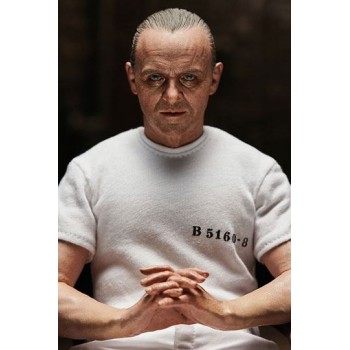 The Silence of the Lambs Action Figure 1/6 Hannibal Lecter White Prison Uniform Version 30 cm